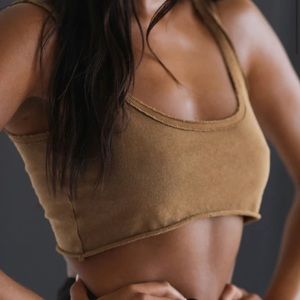 Joah Brown Sporty Crop in Whiskey